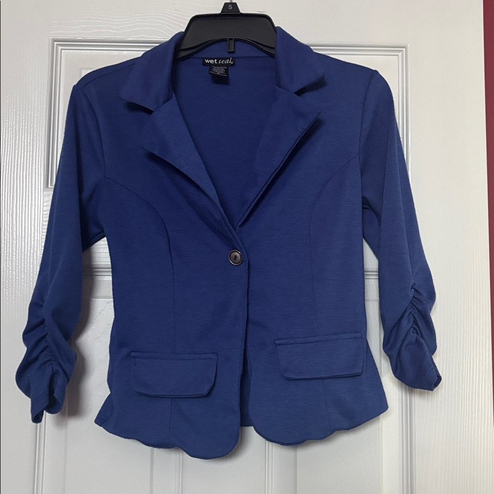 Wet Seal Royal blue jacket size small